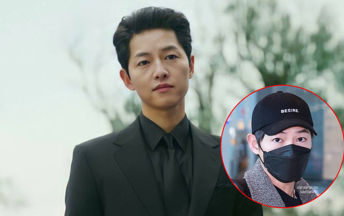 Vừa đón tin vui, Song Joong Ki lộ diện với đôi mắt sưng vù khiến fan lo lắng Ảnh 2