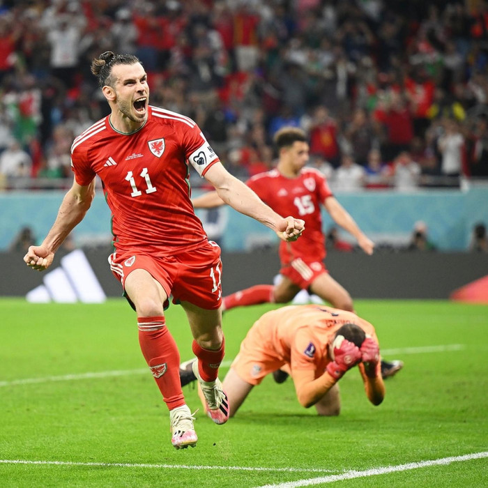 Gareth Bale ghi bàn thắng lịch sử cho tuyển Xứ Wales. Ảnh: FIFA