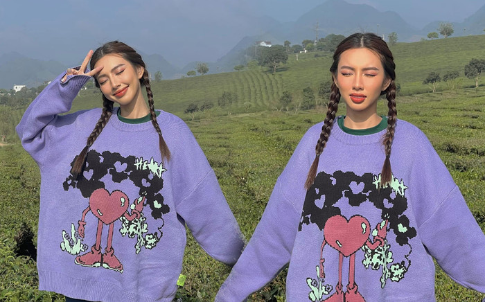 Thùy Tiên xuất hiện với style dễ thương 'cưng xỉu': Nhắm mắt chụp ảnh vẫn nhận được 'cơn mưa' lời khen Ảnh 2