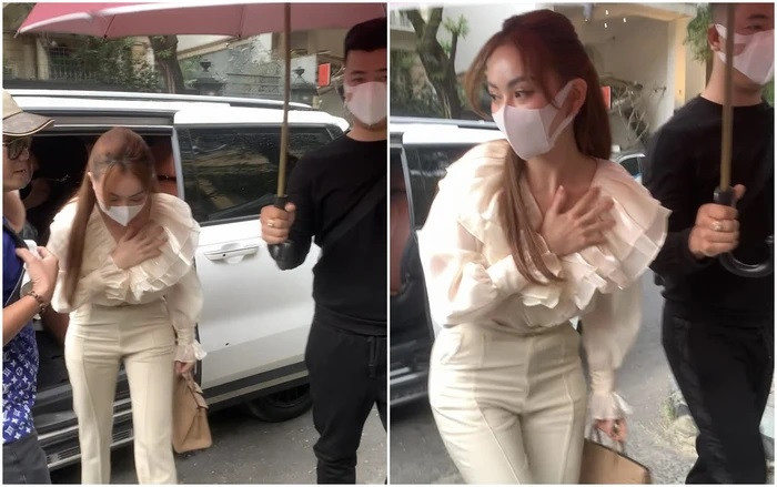 Bị cáo Nguyễn Xuân Hương Trang (Trang Nemo) đến tòa chiều 22/11 