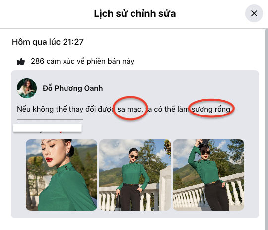 Phương Oanh vội lấp liếm khi tiếp tục bị bắt lỗi chính tả, vợ Shark Bình được khen trình độ hơn hẳn Ảnh 5