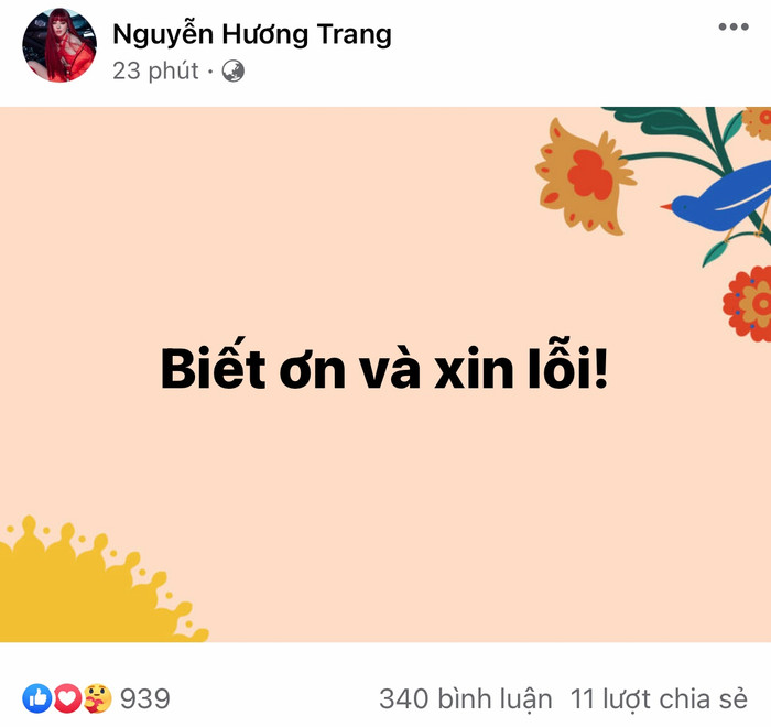 Rời phiên tòa sau khi quỳ gối xin lỗi bị hại bất thành, Trang Nemo tiếp tục có chia sẻ gây chú ý Ảnh 1