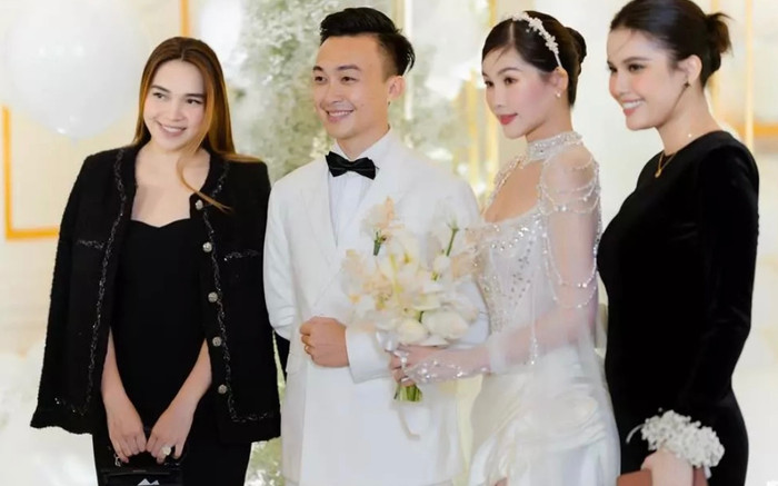 Hé lộ người đẹp may mắn bắt được hoa trong đám cưới Lê Âu Ngân Anh Ảnh 2