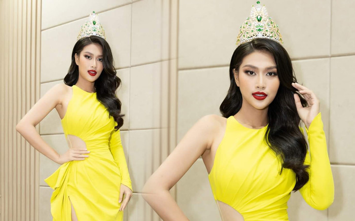 Hoa hậu Thiên Ân tỏa sáng trong layout mới nhưng lại để lộ điểm này khiến fan xót xa Ảnh 2