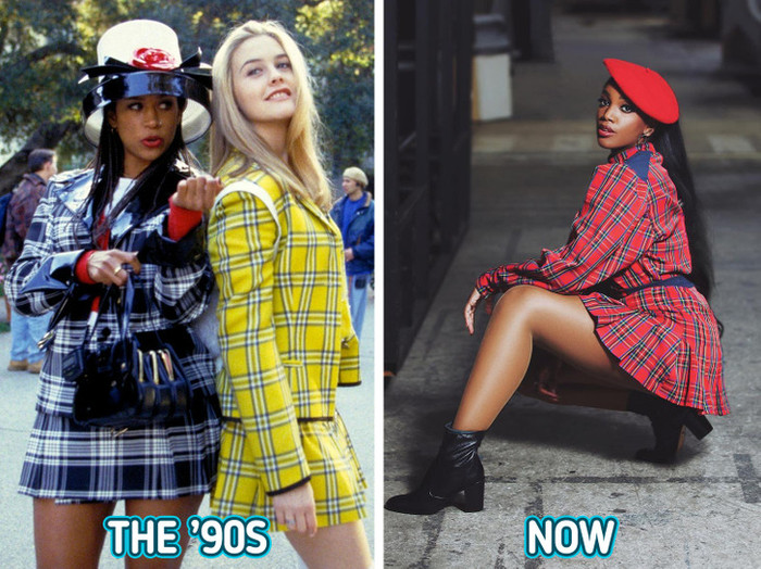 Họa tiết kẻ sọc cũng có sức sống bất tử như chiếc váy đen nhỏ. Nếu đã xem phim Clueless, bạn hẳn không thể quên những bộ đồ kẻ sọc nổi bật mà các nhân vật chính mặc mọi lúc mọi nơi.