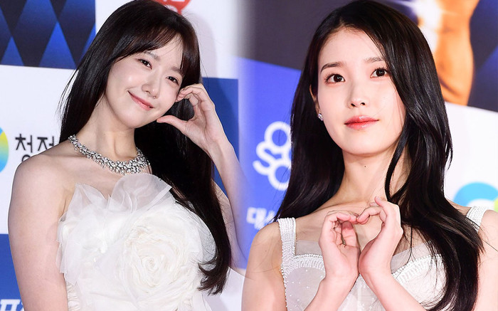 Rồng Xanh lần thứ 43: Yoona lộ khuyết điểm lớn trên thảm đỏ, bị 'em gái quốc dân' IU lấn át Ảnh 2