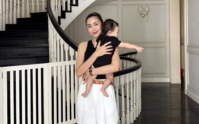 Mới 7 tuổi, nhóc tỳ nhà Hà Tăng ra dáng 'bà cụ non', nói một câu khiến mẹ thổn thức Ảnh 2