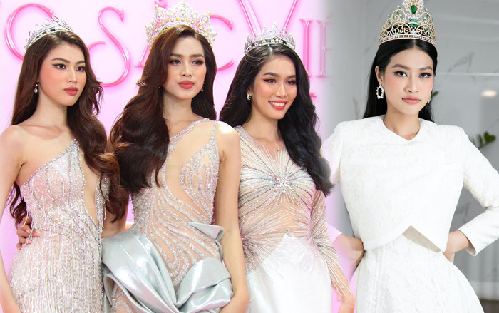 Thiên Ân bất ngờ 'lặn mất tăm' tại Chung khảo Hoa hậu Việt Nam 2022 dù được treo poster rầm rộ Ảnh 2