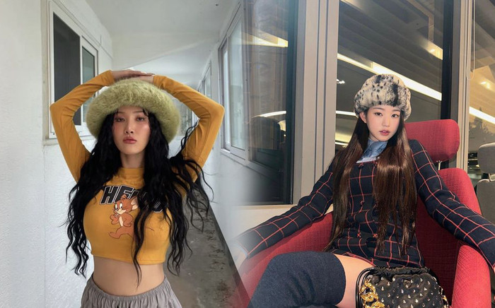 Học dàn idol Kpop đu trend mũ lông vừa cá tính lại cực kỳ sang chảnh Ảnh 2