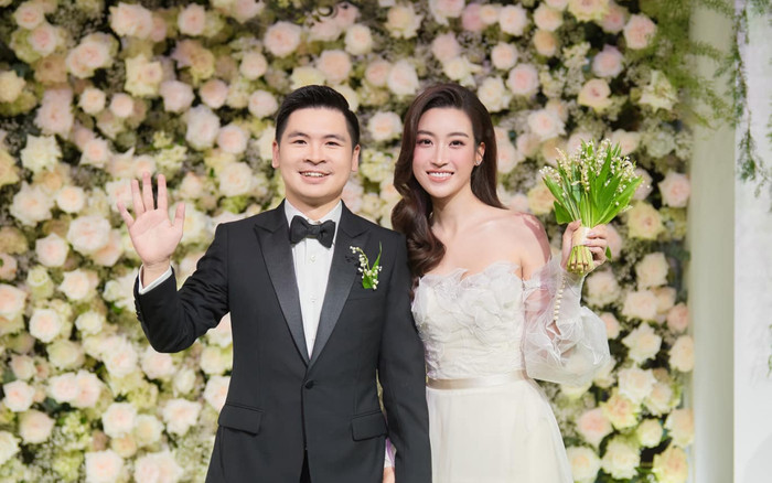 Rộ tin Đỗ Mỹ Linh mang thai con đầu lòng với ông xã sau hai tháng kết hôn Ảnh 2