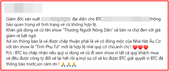 Ban tổ chức đêm nhạc có Hồ Văn Cường bất ngờ lên tiếng 'cảnh báo' khán giả Ảnh 2