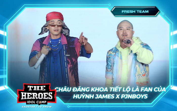 Vừa debut sân khấu The Heroes, chủ nhân hit 'Mình cưới nhau đi' đã 'thao túng tâm lý' Châu Đăng Khoa Ảnh 2