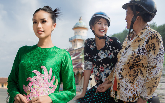 Ngọc Châu xin vía 'thi đâu thắng đó' từ mẹ: Ngày con sang Mỹ, mẹ nhớ mặc chiếc áo năm xưa ra sân bay nhé Ảnh 2