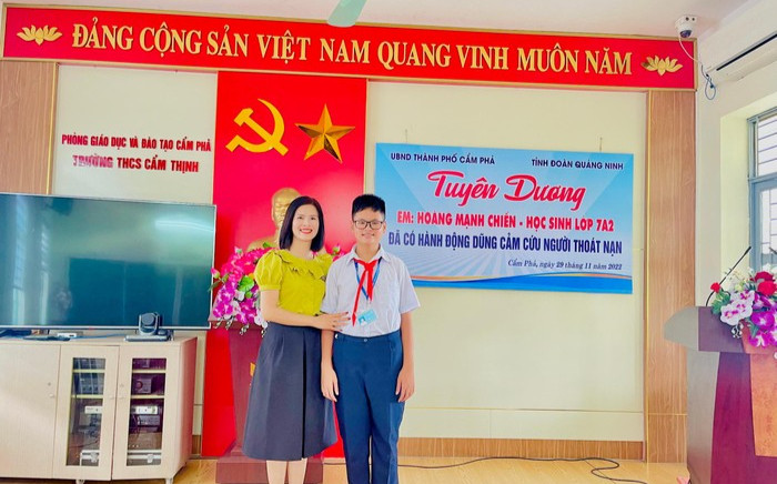 Học trò lớp 7 cứu người trên ray tàu hỏa được Chủ tịch nước gửi thư khen Ảnh 2