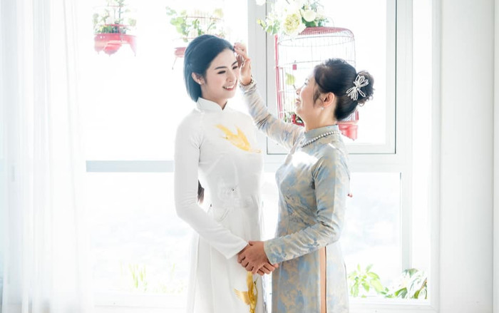Mối quan hệ giữa Hoa hậu Ngọc Hân và gia đình nhà chồng ra sao? Ảnh 2