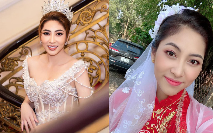 Hậu biến cố hôn nhân, Hoa hậu Đặng Thu Thảo bất ngờ khoe ảnh diện áo dài cưới chuẩn bị lên xe hoa Ảnh 2