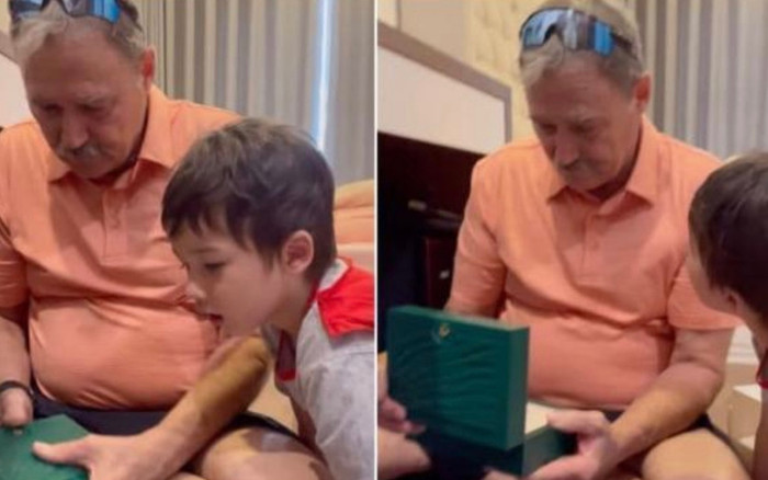 Phản ứng con trai Hoàng Oanh khi gặp lại ông nội sau nhiều ngày xa cách khiến ai nấy đều rưng rưng Ảnh 2