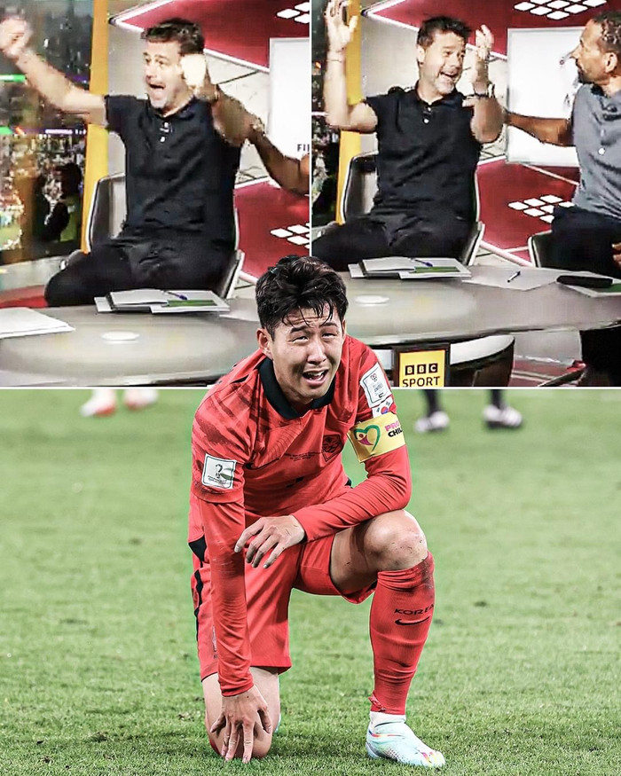 Ngôi sao Son Heung-min đã có lần thứ hai khóc ở World Cup 2022. Anh có 3 kỳ World Cup rơi nước mắt và trở thành “người đàn ông khóc” với người hâm mộ yêu bóng đá. Ảnh: ESPN