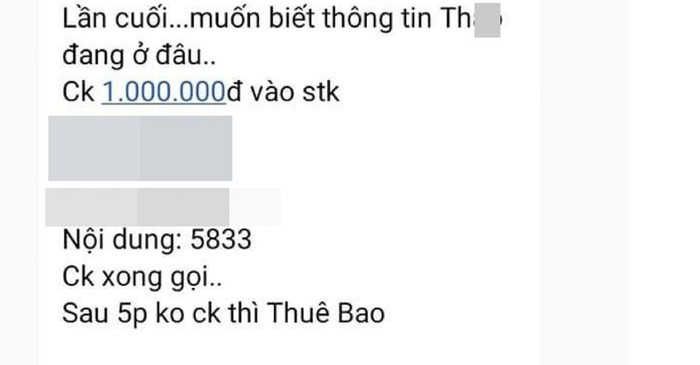 Con đi học phụ đạo chưa về, phụ huynh bị nhắn tin 'tống tiền' Ảnh 1