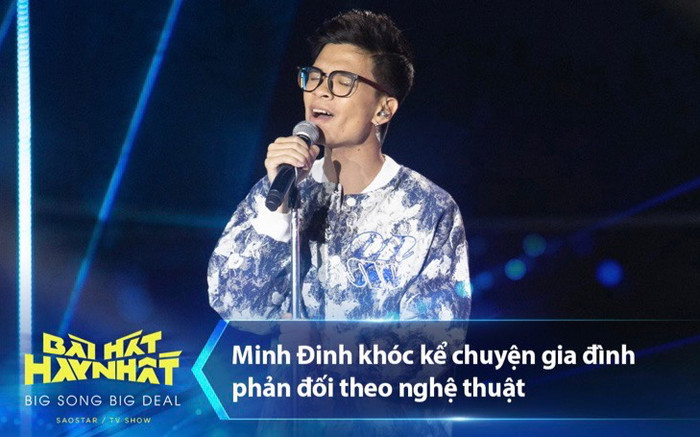 Minh Đinh bật khóc nức nở kể chuyện từng bị gia đình phản đối làm nghệ thuật Ảnh 2