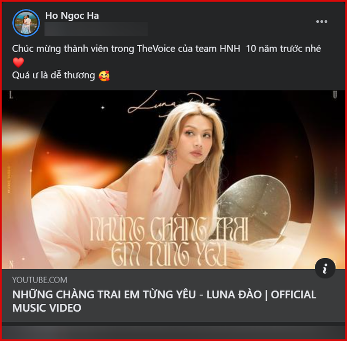 Đang ở Mỹ, Hồ Ngọc Hà vẫn gửi lời chúc đến học trò The Voice chục năm trước: 'Quá ư là dễ thương' Ảnh 2