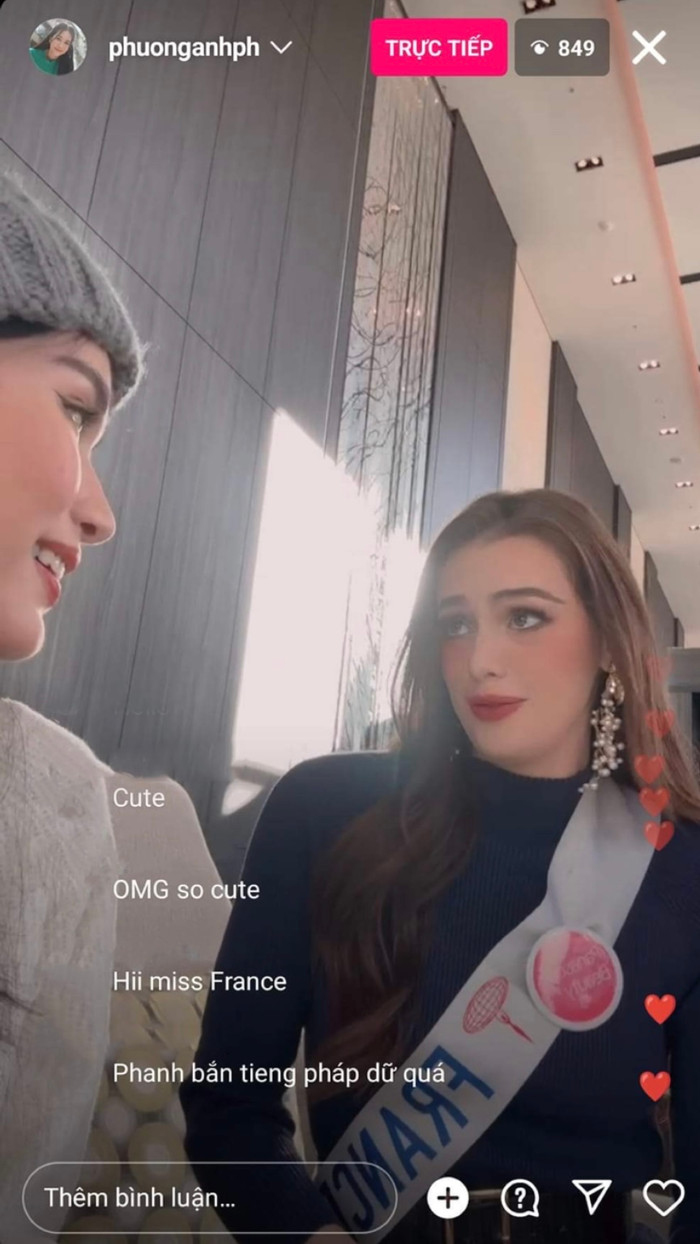 Fan choáng ngợp khi nghe Á hậu Phương Anh giao tiếp với đại diện Pháp bằng tiếng... Pháp Ảnh 2