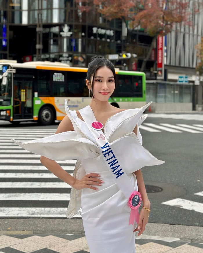 Tin vui cho Á hậu Phương Anh tại Nhật Bản: Đường tới vương miện Miss International được mở rộng Ảnh 4