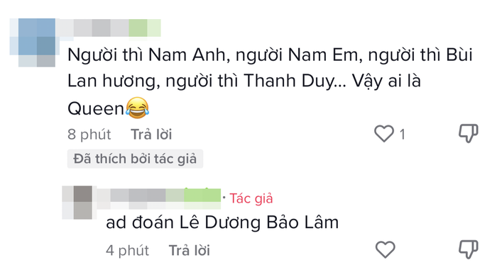 Danh tính 'nhân tố bí ẩn' Queen gây sốt MXH: Người gọi tên Thanh Duy, kẻ 'réo' Bùi Lan Hương Ảnh 6