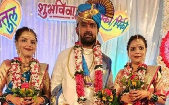 Chú rể cưới cùng lúc 2 vợ, danh tính 2 cô dâu còn sốc hơn Ảnh 2