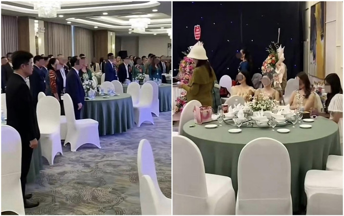 4 gái xinh bị 'ném đá' dữ dội vì ngồi bấm điện thoại khi cả hội trường đứng trang nghiêm chào cờ Ảnh 2
