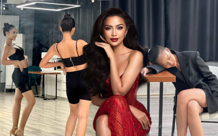 Ngọc Châu tập luyện đến mệt lả người: Bản lĩnh Việt Nam - khát khao mãnh liệt 'bước đến giấc mơ Hoàn Vũ' Ảnh 2