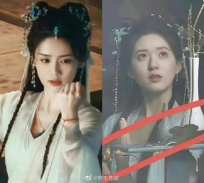 Tạo hình của Triệu Lộ Tư trong Thần Ẩn và Bạch Lộc (Trường Nguyệt Tẫn Minh) có điểm tương đồng.