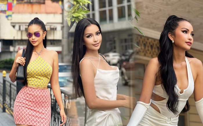 Điểm lại loạt outfit của Ngọc Châu tại Philippines: Đi training mà tưởng tham gia fashion week Ảnh 2