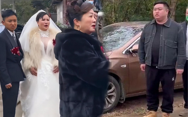 Người yêu cũ đến phá đám không cho cô dâu lên xe hoa, chú rể nói 1 câu khiến anh ta cay đắng rời đi Ảnh 2