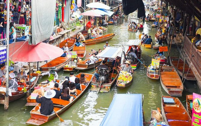 Check-in 5 khu chợ nổi ngay cạnh Bangkok Ảnh 2
