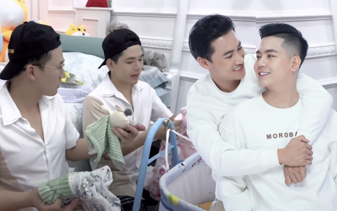 Hành trình từ 'lo lắng đến vỡ òa hạnh phúc' đón cặp song sinh của Hà Trí Quang và bạn trai đồng giới Ảnh 2