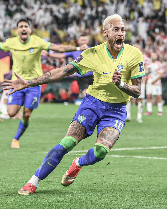 Khoảnh khoắc bùng nổ của Neymar giúp Brazil vươn lên dẫn 1-0 và mở ra cơ hội vào bán kết.