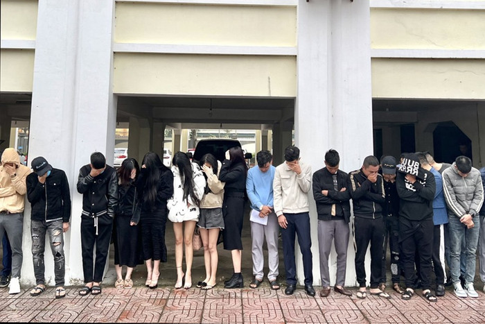 Nhiều nam nữ thanh niên được phát hiện dương tính với ma túy