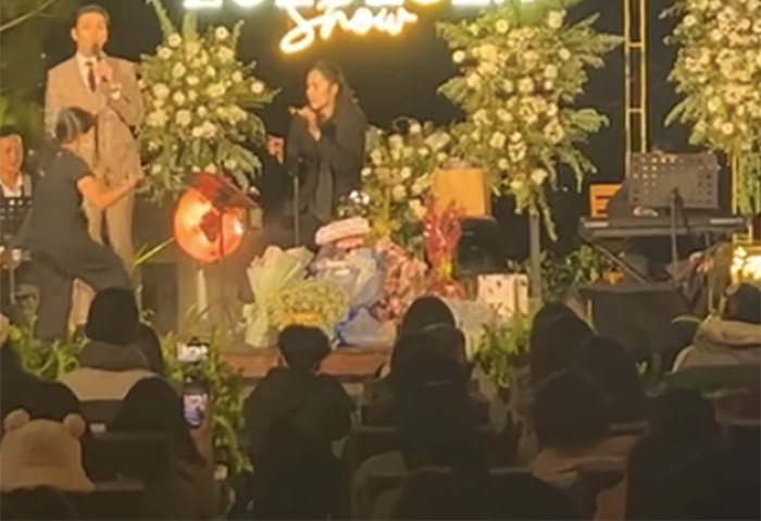 Bạch Công Khanh có thái độ lạ với Nam Em khiến nhiều fan đặt nghi vấn 'thuyền chìm'.  