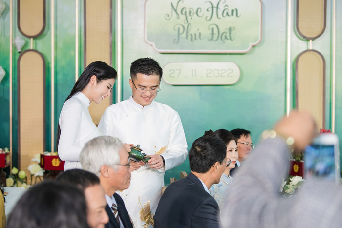 Hoa hậu Ngọc Hân chính thức tổ chức lễ cưới vào tối 10/12.