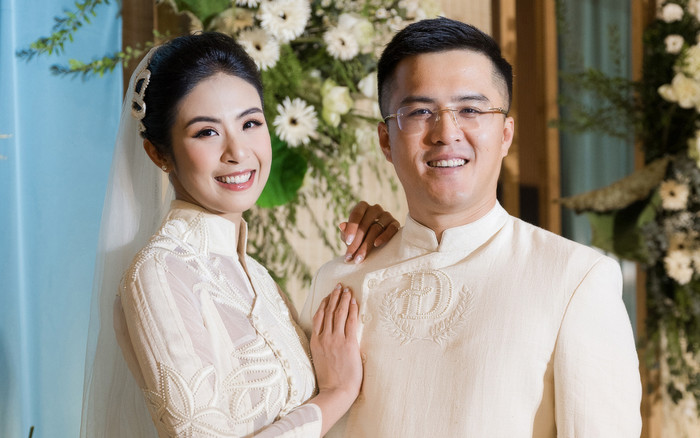 Giữ đúng lời hứa, Hoa hậu Ngọc Hân không mặc váy cưới trong ngày trọng đại Ảnh 2