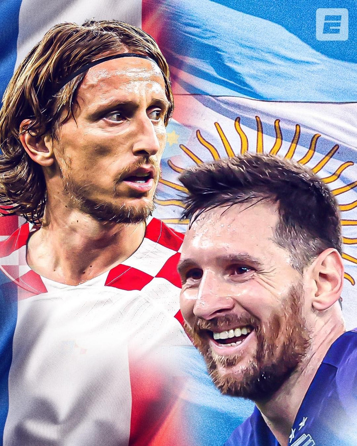 “Then cài” Modric liệu có chống được “kẻ trộm” Messi? Ảnh: ESPN