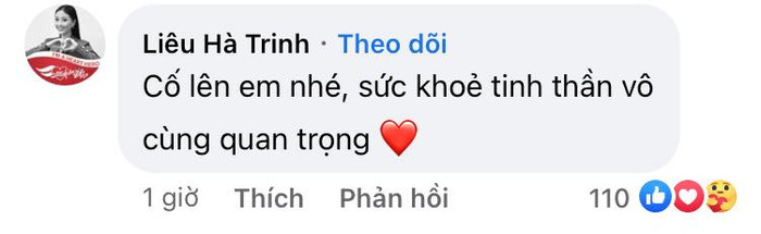 Liêu Hà Trinh và nhiều sao Việt bày tỏ sự ủng hộ dành cho người đẹp