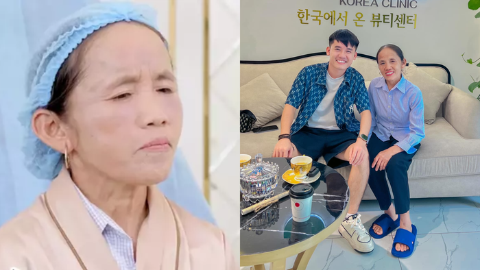 Hình ảnh Bà Tân Vlog cùng con trai đến cơ sở làm đẹp để tân trang lại làn da.
