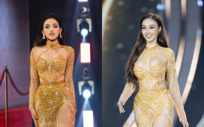 Trần Thanh Tâm 'xin vía' đầm của Á hậu Tuyết Như: Vương miện ngày càng gần Ảnh 2