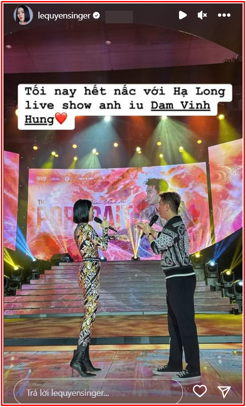 Không phải Lâm Bảo Châu, Lệ Quyên bất ngờ công khai gọi nam ca sĩ khác là 'anh yêu' Ảnh 2