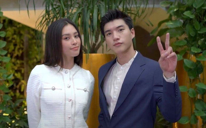 Được Trường Giang 'đẩy thuyền', Hoa hậu Tiểu Vy ấp úng hé lộ tình cảm khiến HIEUTHUHAI 'đỏ chín mặt' Ảnh 2