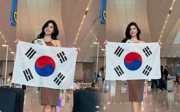 'Gà chiến' của Hàn Quốc có mặt tại Mỹ tham gia Miss Universe: Chờ đợi màn 'nhai mic' của phiên dịch viên Ảnh 2