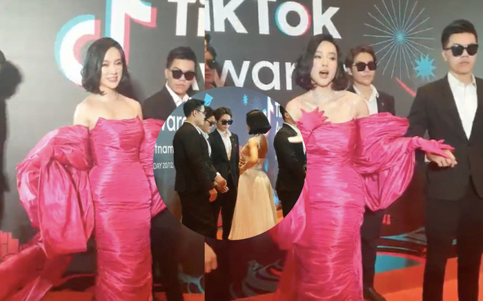 Angela Phương Trinh thay đồ giữa chốn đông người: Đẳng cấp nữ hoàng thảm đỏ là đây Ảnh 2