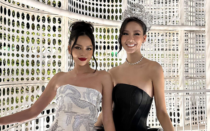 Ngọc Châu và Bảo Ngọc đọ sắc: Vương miện quốc tế cũng không thể làm lu mờ son đỏ 'bất bại' Ảnh 2